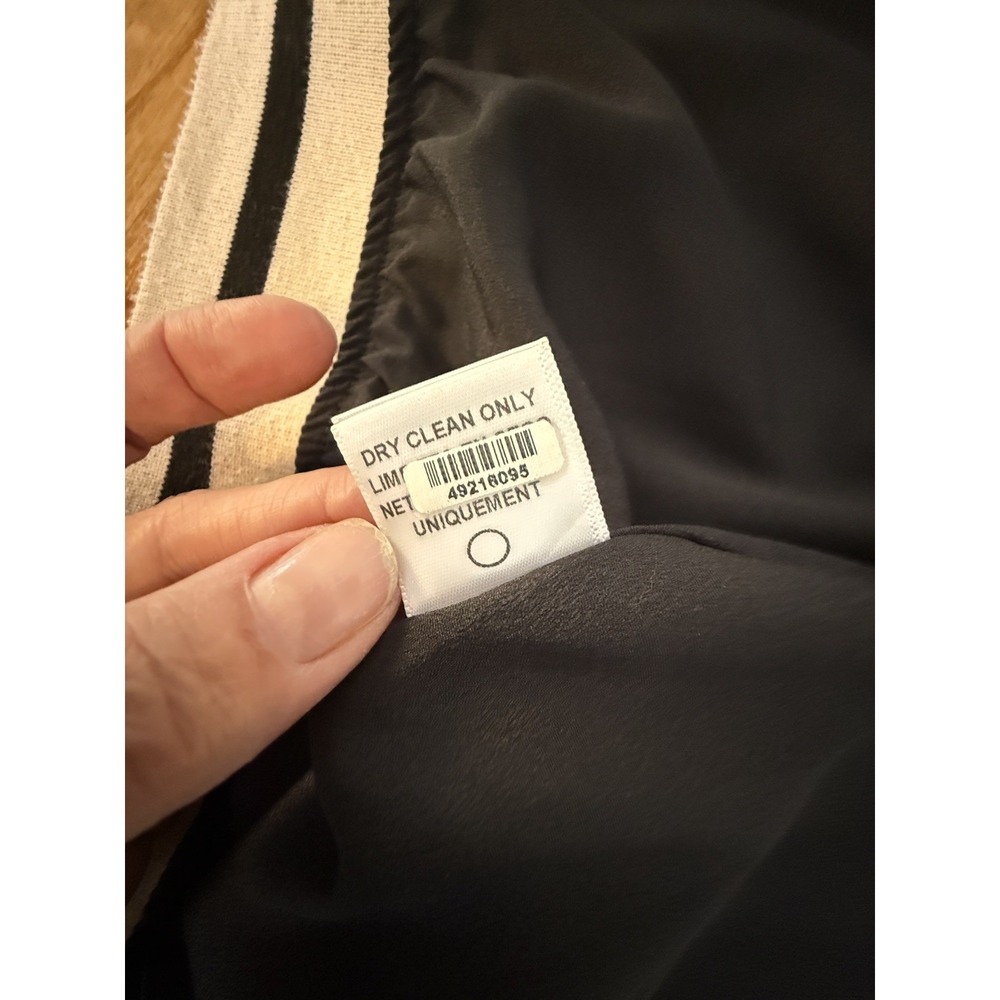 LAVENDER BROWN Small Python Snake Print Bomber Jacket Pockets Y2K - Picture 14 of 14